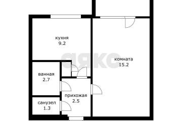 Фото №4: 1-комнатная квартира 34 м² - Краснодар, мкр. Комсомольский, ул. Сормовская, 106