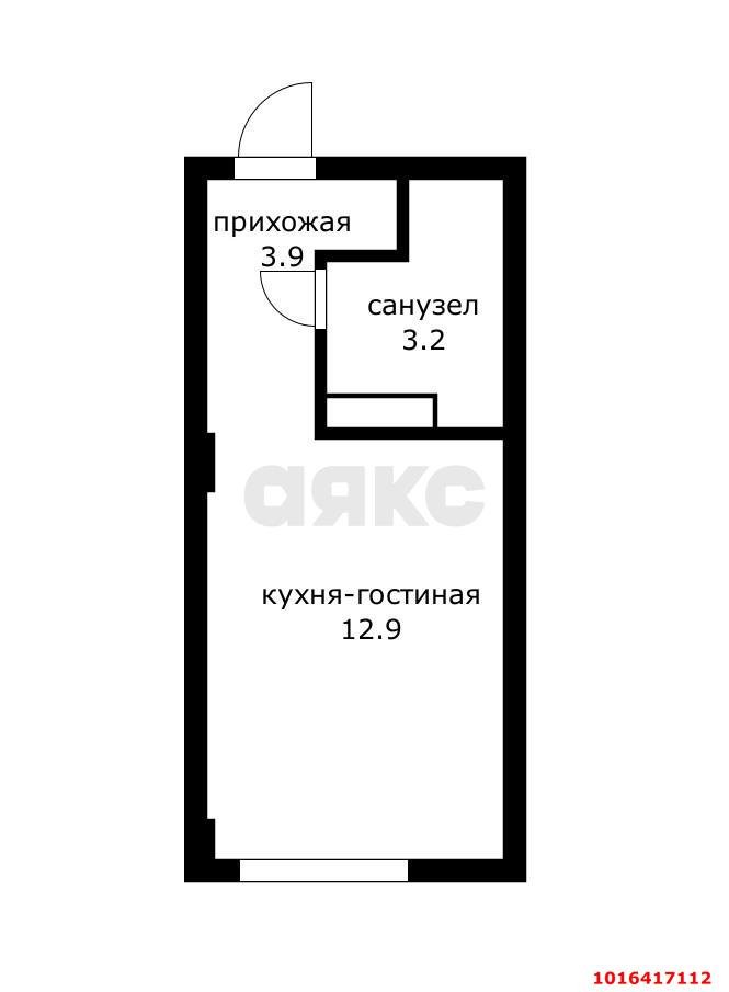 Фото №19: Студия 20 м² - Краснодар, Пашковский, мкр. Карасунский внутригородской округ, ул. Леонида Лаврова, 91