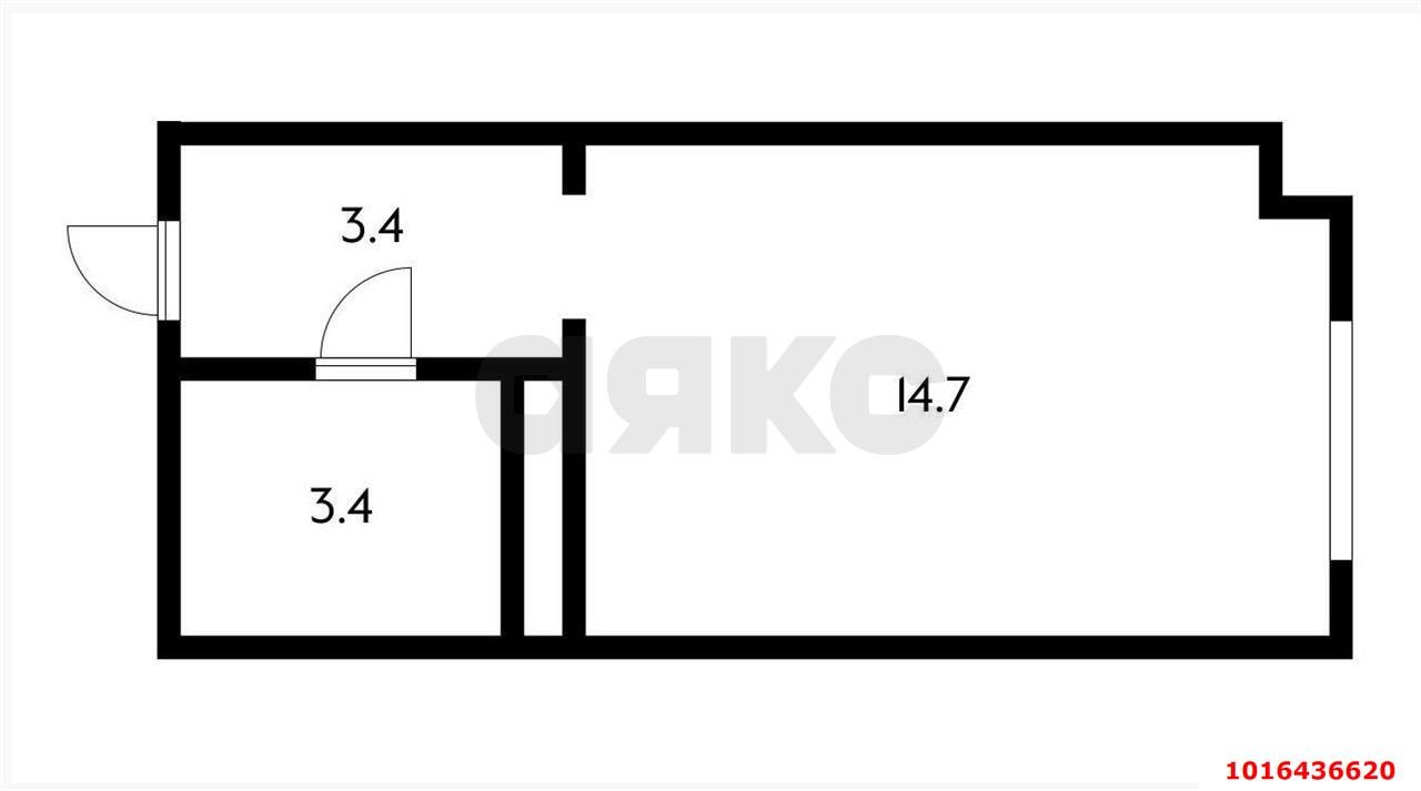 Фото №20: Апартаменты 14 м² - Краснодар, Карасунский внутригородской округ, Хлопчато-бумажный Комбинат, мкр. жилой комплекс Гранд Пэлэс, ул. Уральская, 75/6