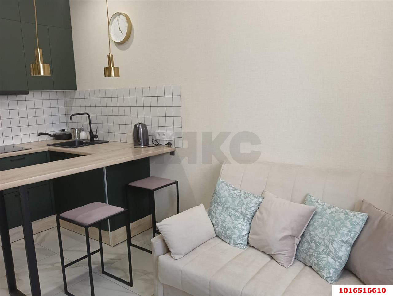 Фото №3: Студия 21 м² - Краснодар, Прикубанский внутригородской округ, Калинино, Завод Радиоизмерительных Приборов, мкр. ЖК Акварели-2, ул. Тепличная, 62/1к3