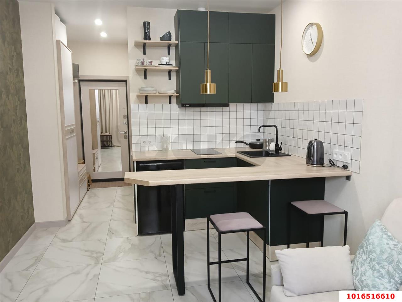 Фото №1: Студия 21 м² - Краснодар, Прикубанский внутригородской округ, Калинино, Завод Радиоизмерительных Приборов, мкр. ЖК Акварели-2, ул. Тепличная, 62/1к3