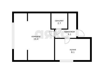 Фото №4: 1-комнатная квартира 34 м² - Российский, мкр. Прикубанский внутригородской округ, ул. Ратной Славы, 32