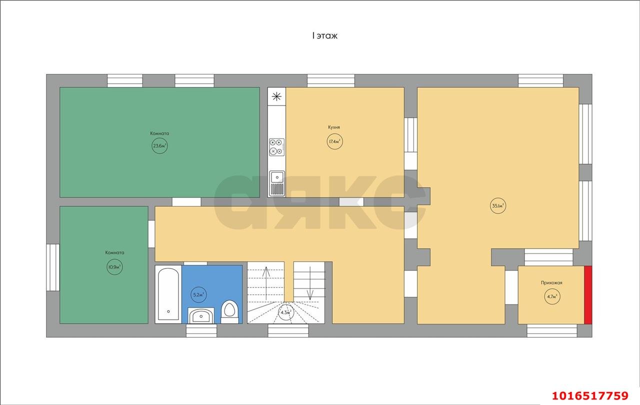 Фото №5: Дом 284 м² + 4.22 сот. - Елизаветинская, мкр. Прикубанский внутригородской округ, ул. Майская, 185