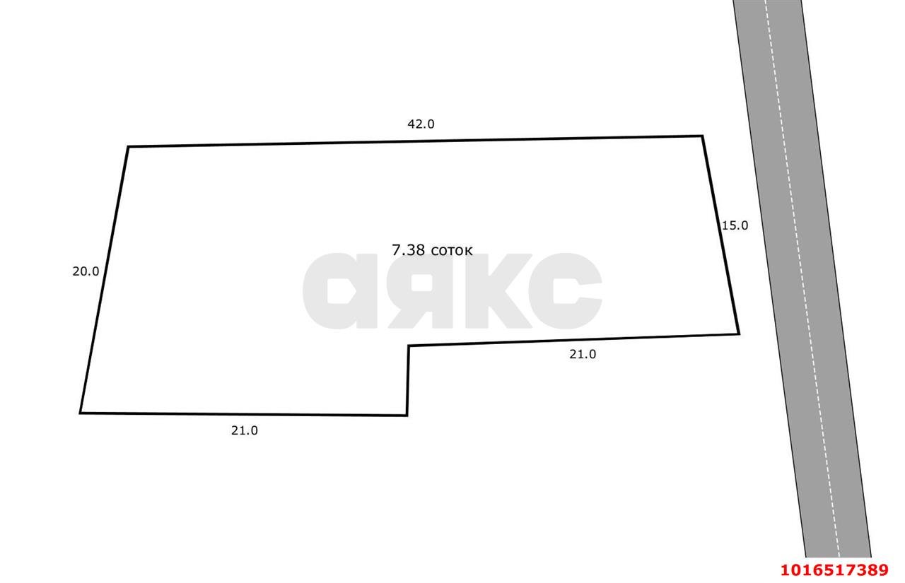 Фото №9: Земельный участок 7.38 сот. - Краснодар, Прикубанский внутригородской округ, Сады Калинина, ст КНИИСХ, ул. Народная, 134