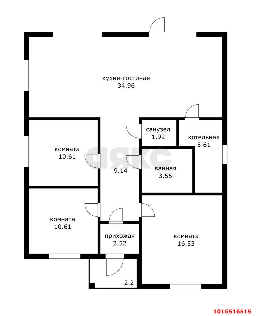 Фото №6: Дом 97 м² + 6 сот. - Динская, мкр. Северный, ул. Майская, 19