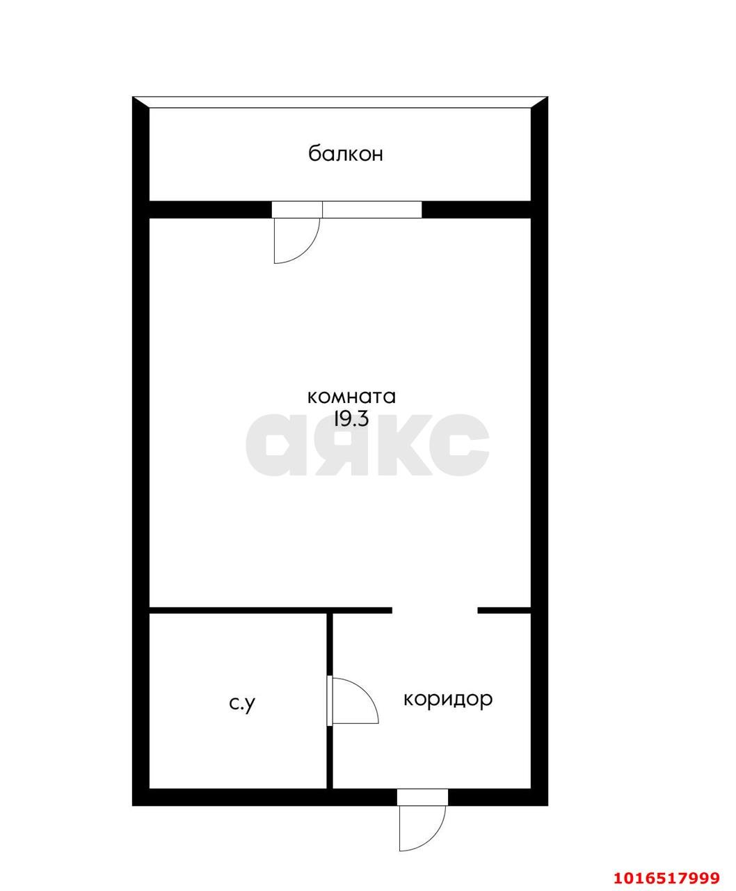 Фото №12: Студия 23 м² - Краснодар, мкр. Прикубанский внутригородской округ, пр-д 1-й Сахалинский, 1