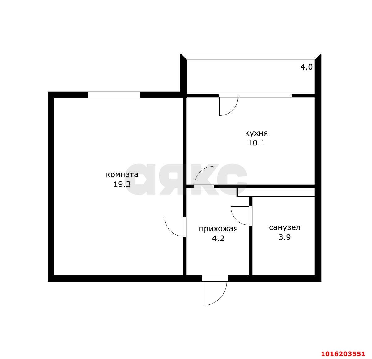 Фото №6: 1-комнатная квартира 37 м² - Краснодар, Прикубанский внутригородской округ, мкр. Восточно-Кругликовский, ул. Героев-Разведчиков, 21/2