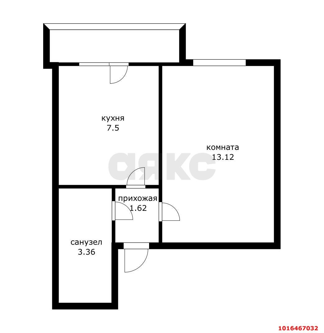 Фото №11: 1-комнатная квартира 25 м² - Краснодарский, мкр. Прикубанский внутригородской округ, литВ