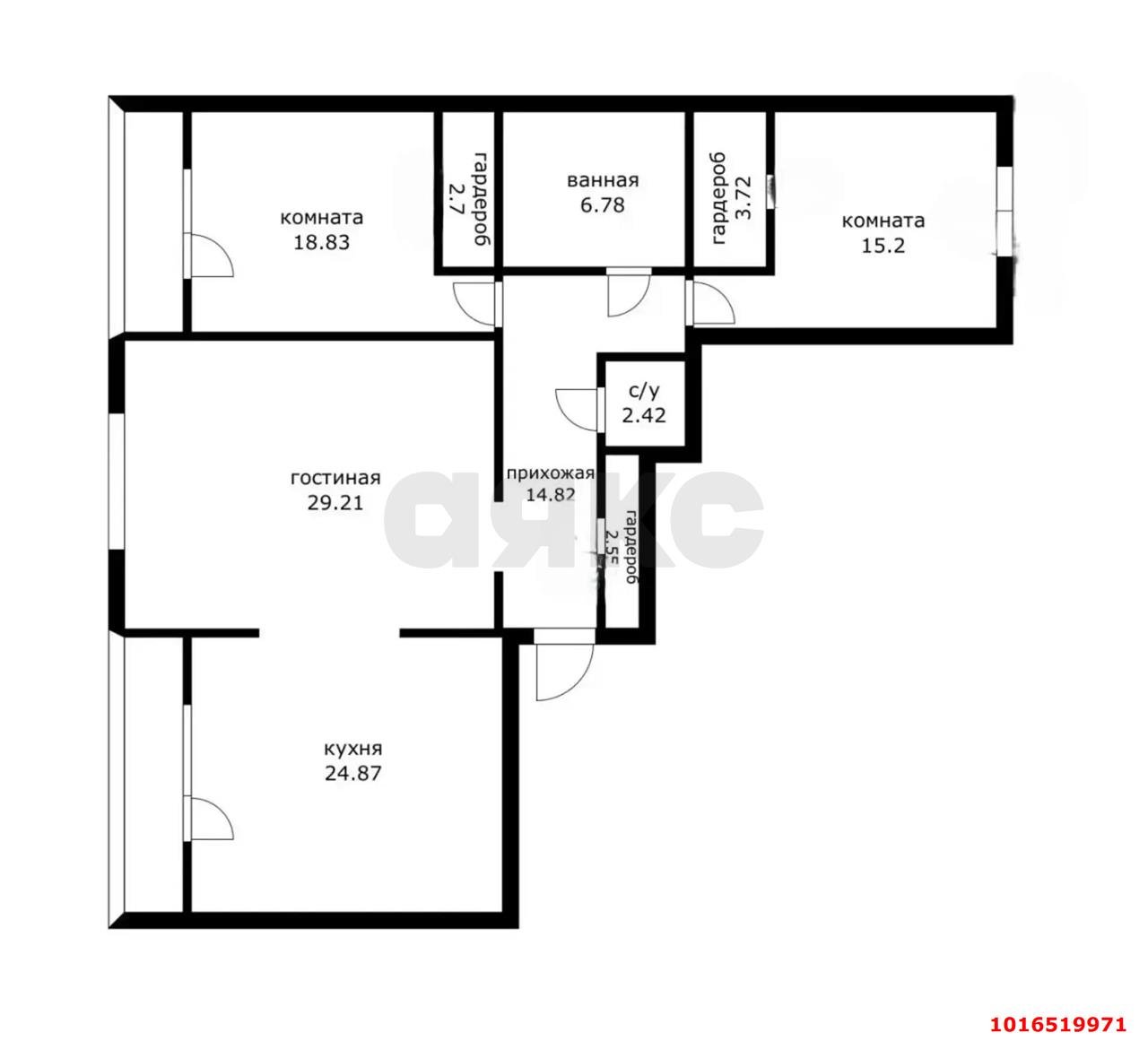 Фото №6: 3-комнатная квартира 125 м² - Краснодар, мкр. Западный внутригородской округ, ул. имени Дзержинского, 93/1