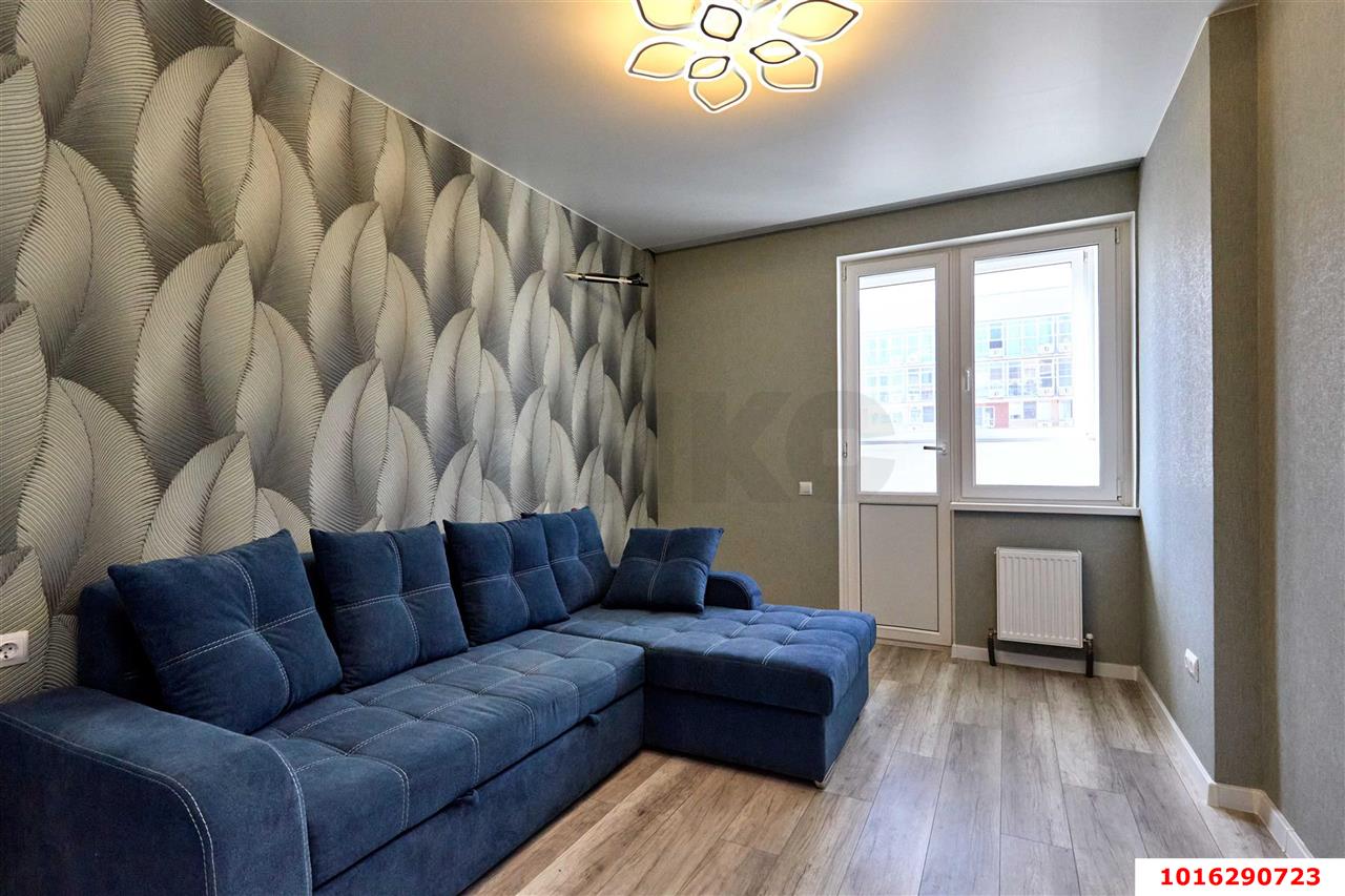 Фото №1: 1-комнатная квартира 35 м² - Краснодар, Прикубанский внутригородской округ, мкр. жилой комплекс Самолёт, ул. Западный Обход, 39/2