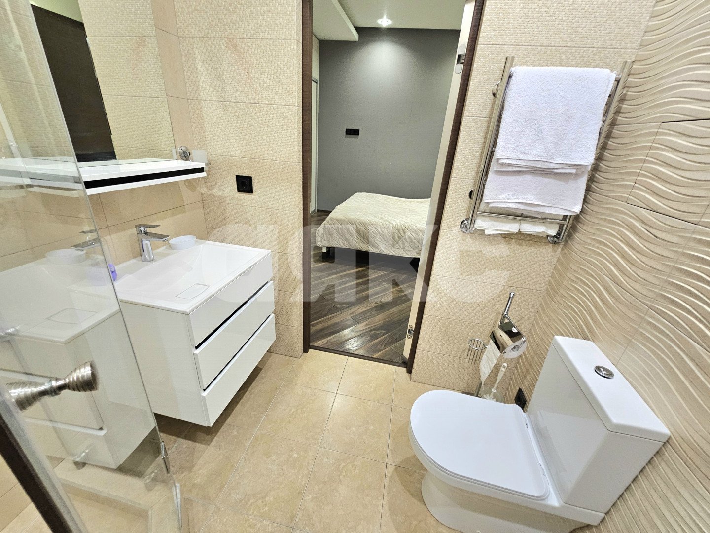 Фото №19: 2-комнатная квартира 101 м² - Сочи, Хостинский, Приморье, мкр. жилой комплекс Актёр Гэлакси, пр-кт Курортный, 105