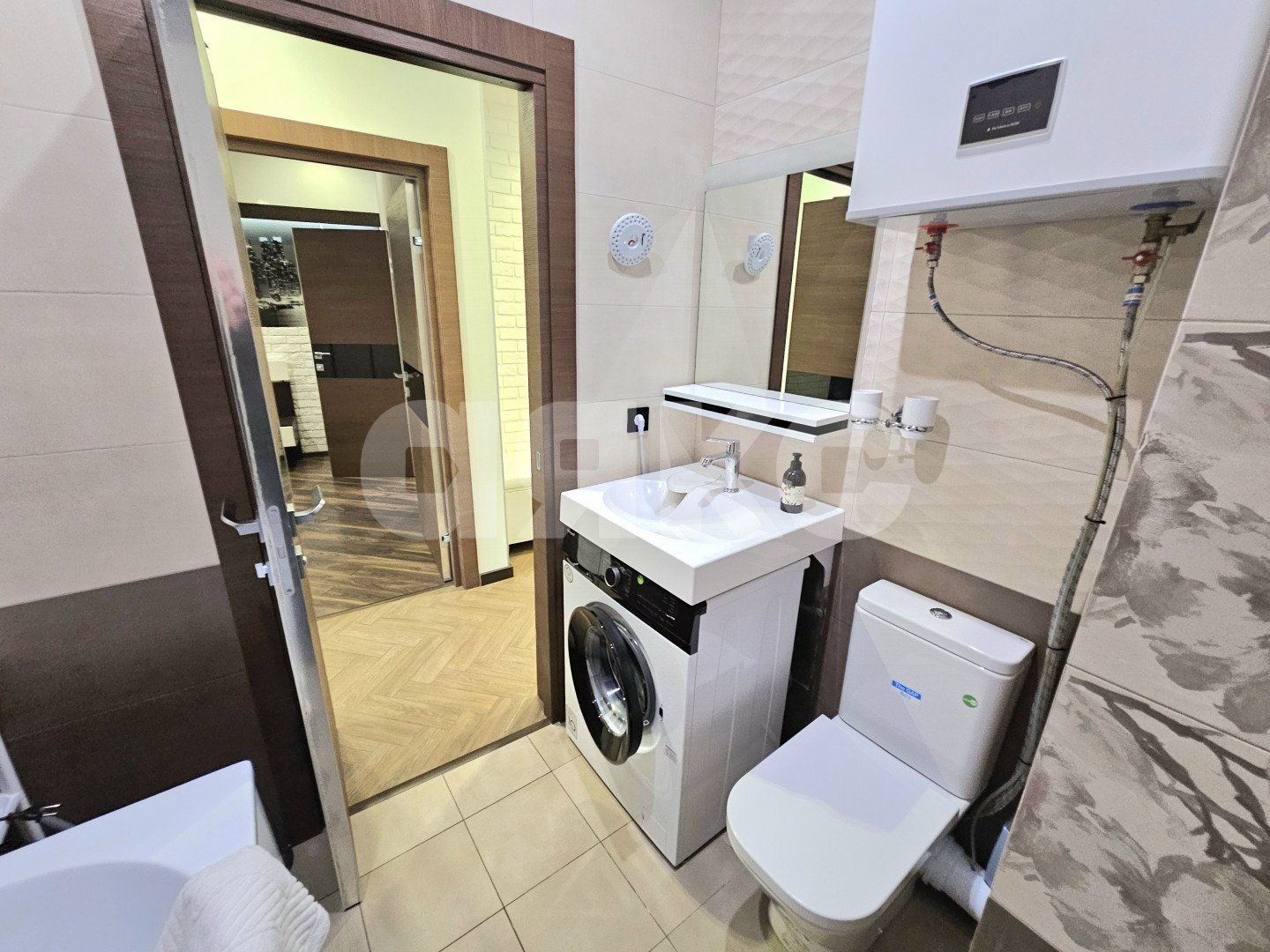 Фото №23: 2-комнатная квартира 101 м² - Сочи, Хостинский, Приморье, мкр. жилой комплекс Актёр Гэлакси, пр-кт Курортный, 105