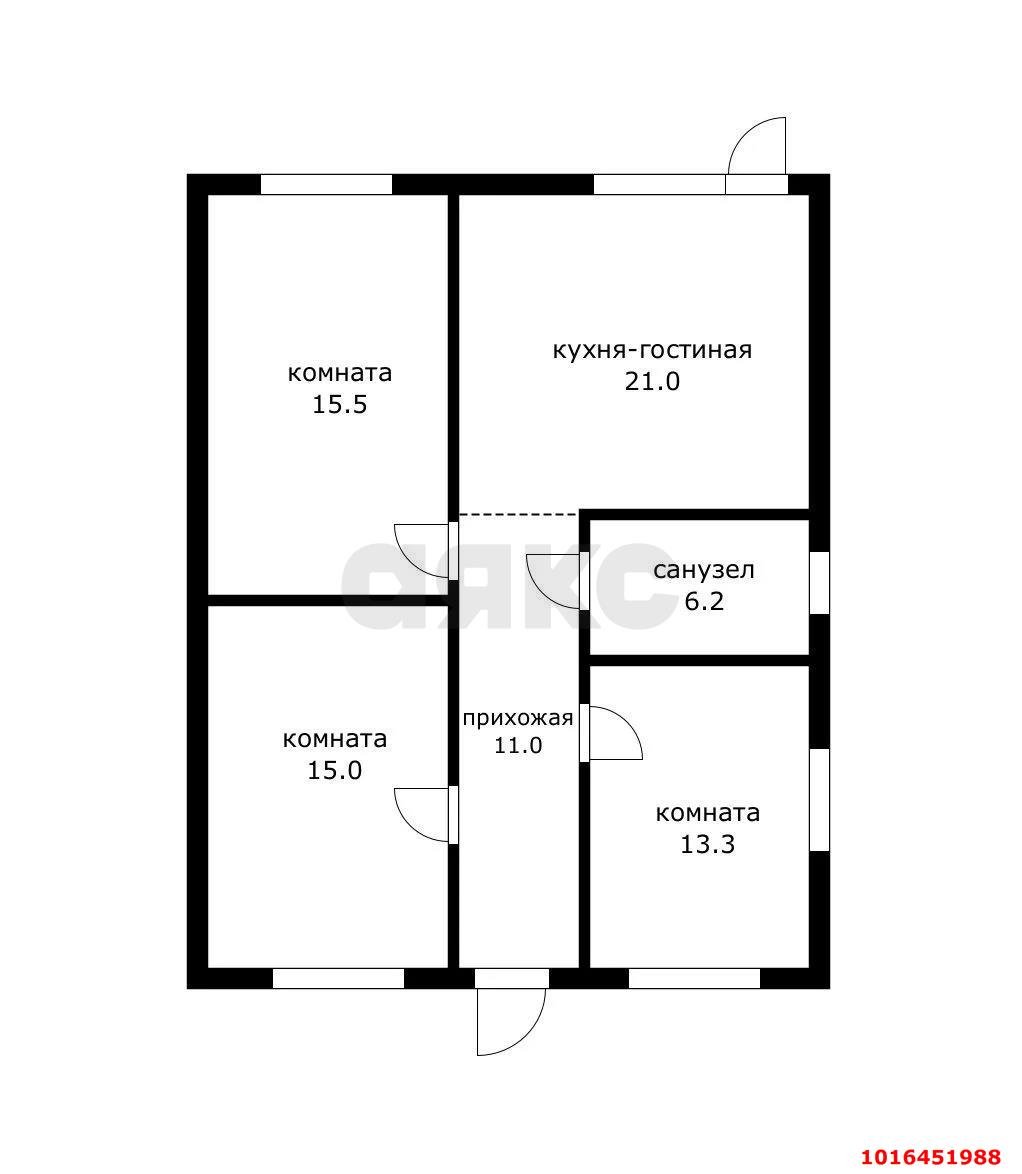 Фото №14: Дом 99 м² + 4 сот. - Индустриальный, мкр. Прикубанский внутригородской округ, ул. Кизиловая, 1