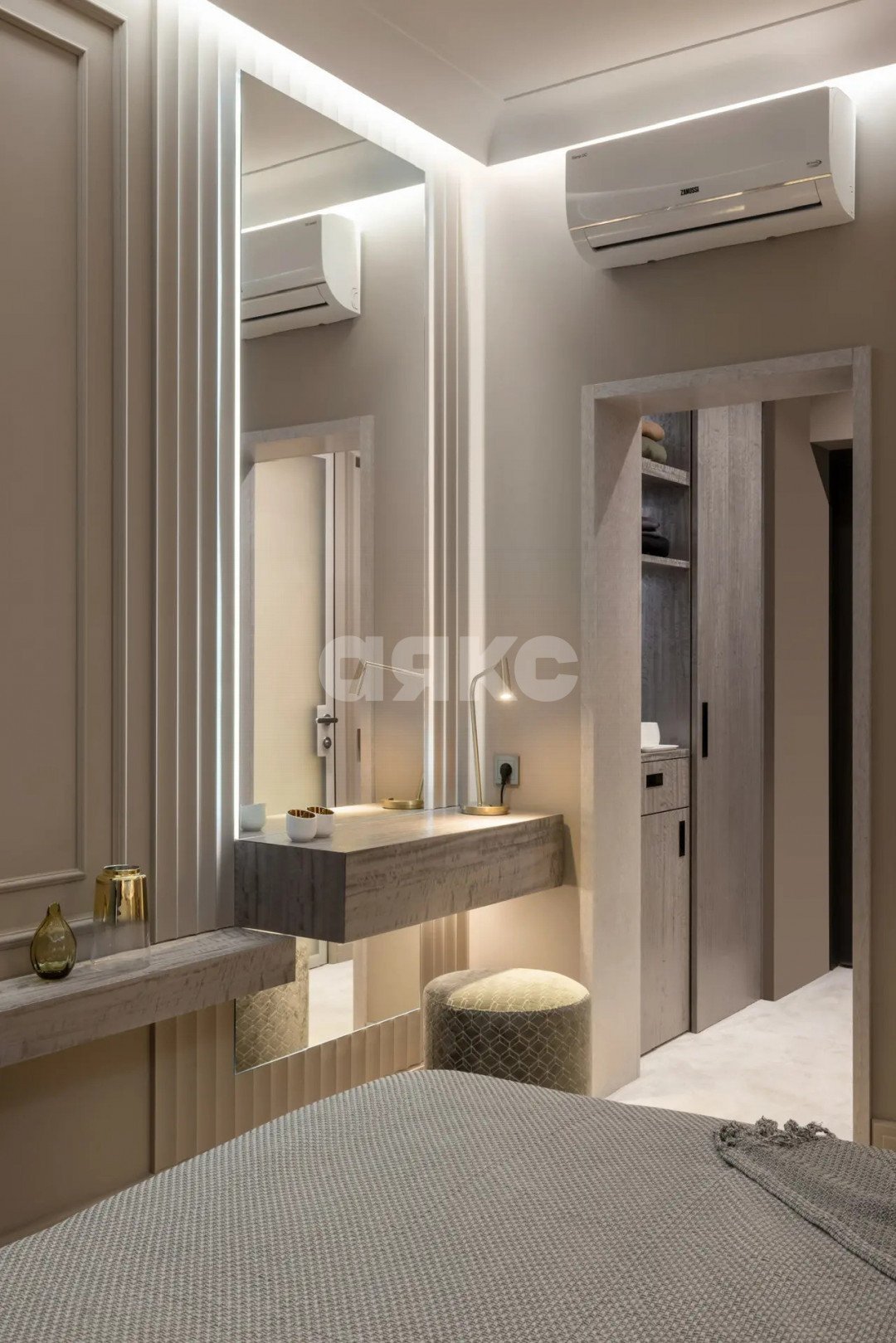 Фото №4: Студия 21 м² - Сочи, Адлерский, Адлер, Курортный Городок, мкр. апартаментный комплекс Моне, ул. Ленина, 217Ак2