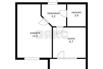 Фото №3: 1-комнатная квартира 25 м² - Новая Адыгея, мкр. жилой комплекс Родной Дом, ул. Бжегокайская, 31/7Б