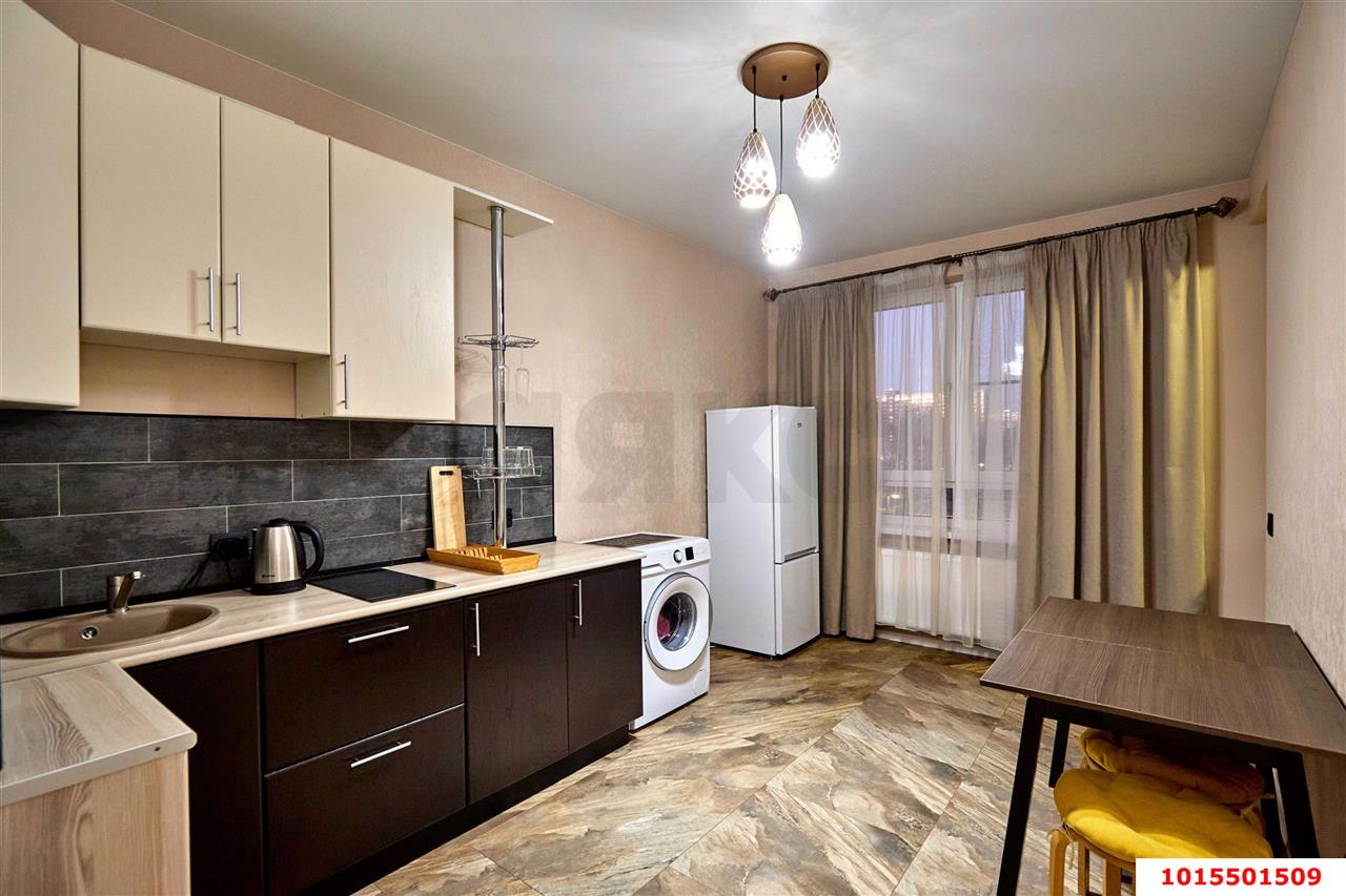 Фото №4: 1-комнатная квартира 37 м² - Краснодар, Прикубанский внутригородской округ, мкр. жилой комплекс Самолёт-4, ул. Ивана Беличенко, 89