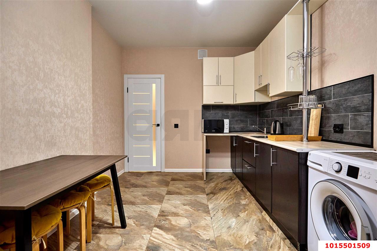 Фото №6: 1-комнатная квартира 37 м² - Краснодар, Прикубанский внутригородской округ, мкр. жилой комплекс Самолёт-4, ул. Ивана Беличенко, 89