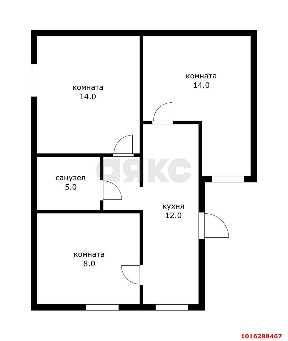 Фото №10: 1-комнатная квартира 65 м² - Краснодар, Центральный внутригородской округ, мкр. Центральный, ул. Красноармейская, 80