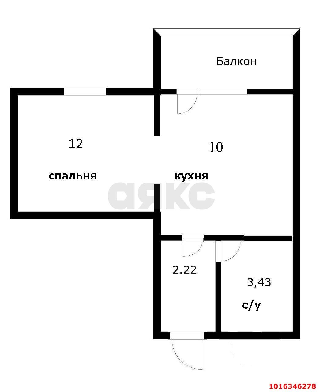 Фото №19: 1-комнатная квартира 27 м² - Краснодар, Прикубанский внутригородской округ, мкр. Молодёжный, ул. Душистая, 25