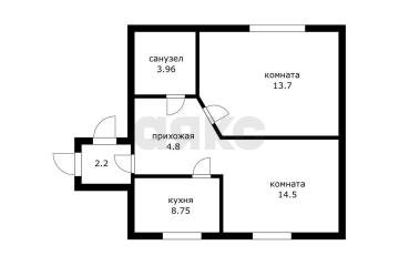 Фото №1: 2-комнатная квартира 49 м² - Краснодар, мкр. Центральный, ул. Кубанская набережная, 52/1