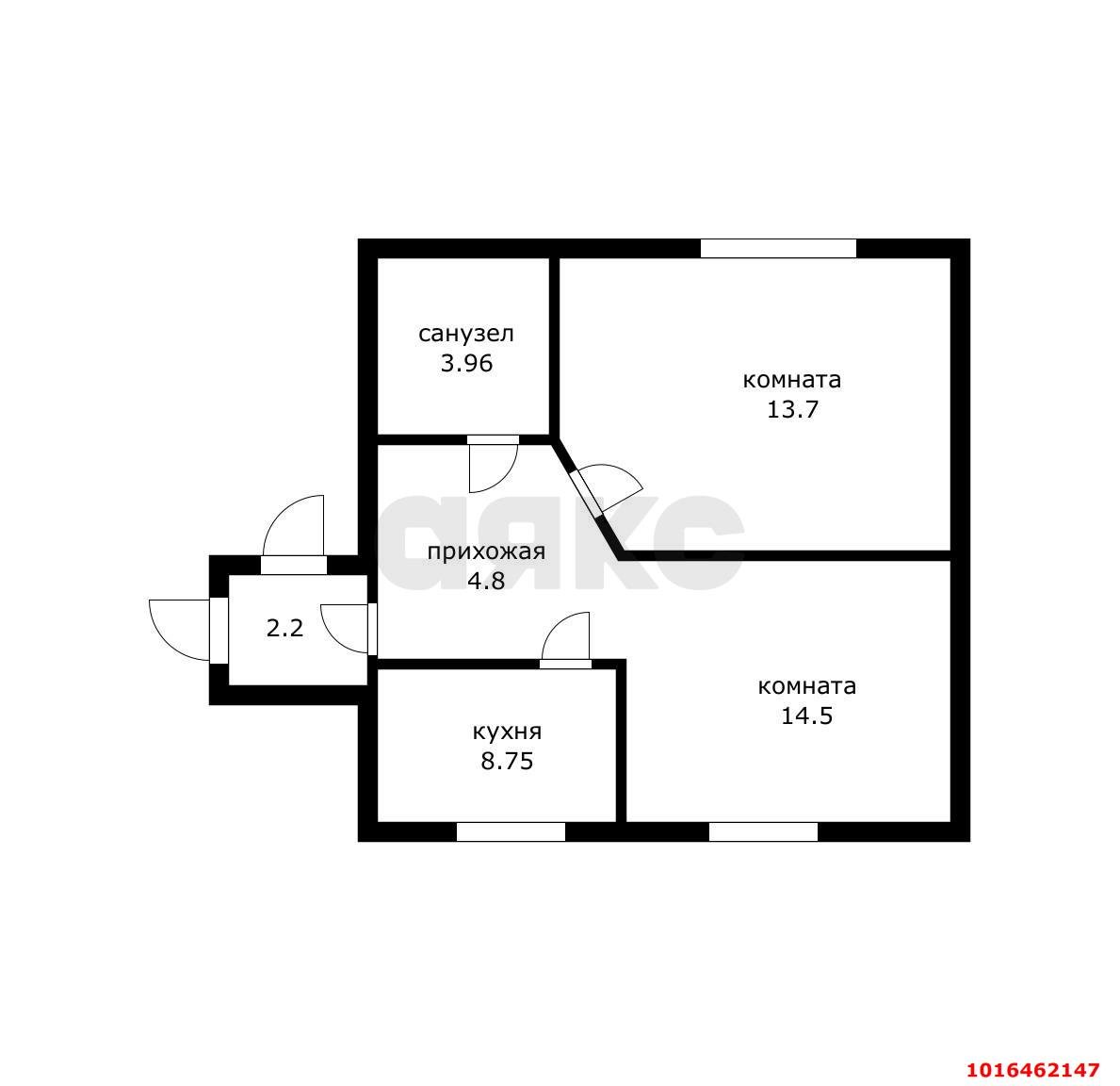 Фото №19: 2-комнатная квартира 49 м² - Краснодар, Центральный внутригородской округ, Западный внутригородской округ, мкр. Центральный, ул. Кубанская набережная, 52/1