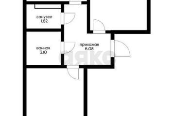 Фото №3: 2-комнатная квартира 60 м² - Краснодар, мкр. жилой комплекс Сограт, ул. Красных Партизан, 4/15