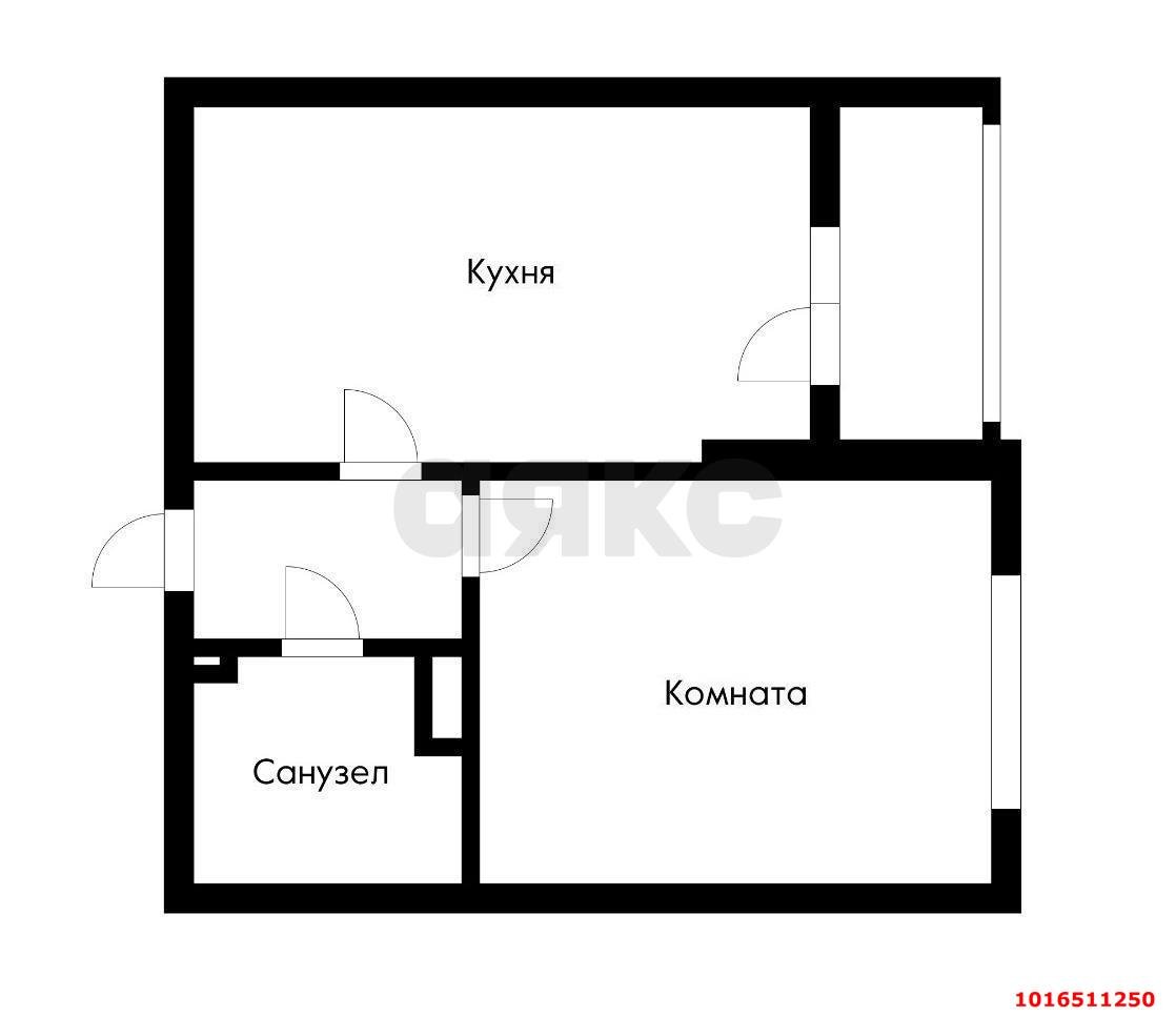 Фото №4: 1-комнатная квартира 38 м² - Краснодар, Центральный внутригородской округ, Черёмушки, мкр. жилой комплекс Южный Парк, ул. Старокубанская, 2/4к2