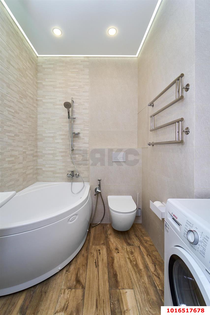 Фото №10: 1-комнатная квартира 44 м² - Краснодар, Прикубанский внутригородской округ, Завод Радиоизмерительных Приборов, мкр. имени Петра Метальникова, ул. Тополиная, 40/1