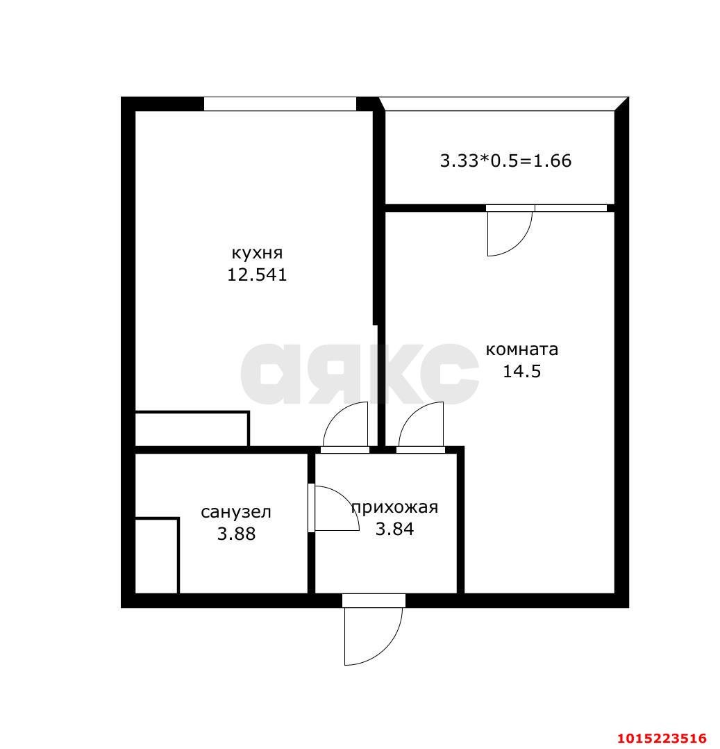Фото №2: 1-комнатная квартира 36 м² - Краснодар, Школьный, Прикубанский внутригородской округ, Круглик, мкр. жилой комплекс Сердце, ул. Школьная, 1