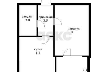 Фото №2: 1-комнатная квартира 30 м² - Краснодар, мкр. Музыкальный, ул. Московская, 154к1