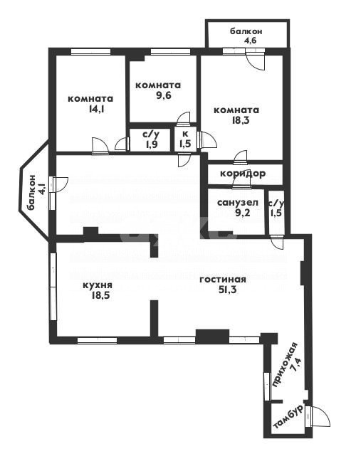 Фото №28: 4-комнатная квартира 142 м² - Геленджик, ул. Новороссийская, 75