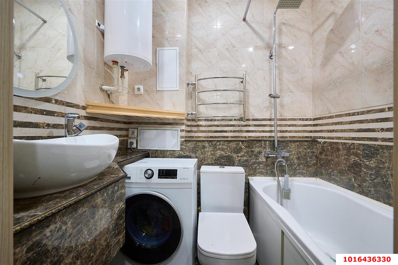 Фото №7: 1-комнатная квартира 37 м² - Краснодар, Прикубанский внутригородской округ, Калинино, имени Петра Метальникова, мкр. ЖК Арбатский, ул. Цезаря Куникова, 18лит4