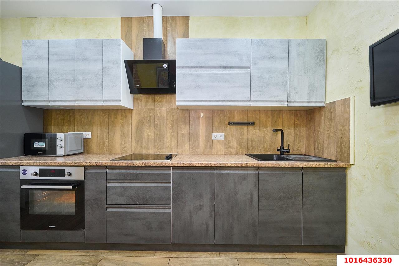 Фото №3: 1-комнатная квартира 37 м² - Краснодар, Прикубанский внутригородской округ, Калинино, имени Петра Метальникова, мкр. ЖК Арбатский, ул. Цезаря Куникова, 18лит4