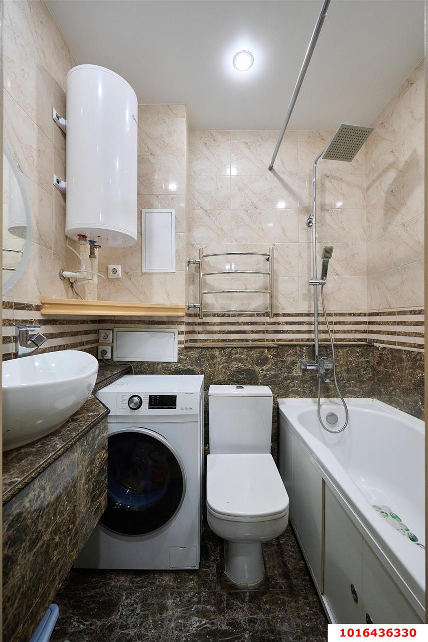 Фото №8: 1-комнатная квартира 37 м² - Краснодар, Прикубанский внутригородской округ, Калинино, имени Петра Метальникова, мкр. ЖК Арбатский, ул. Цезаря Куникова, 18лит4