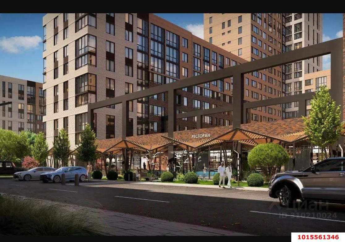 Фото №6: 1-комнатная квартира 40 м² - Краснодар, Прикубанский внутригородской округ, мкр. жилой комплекс Народные Кварталы, ул. Народная, лит6