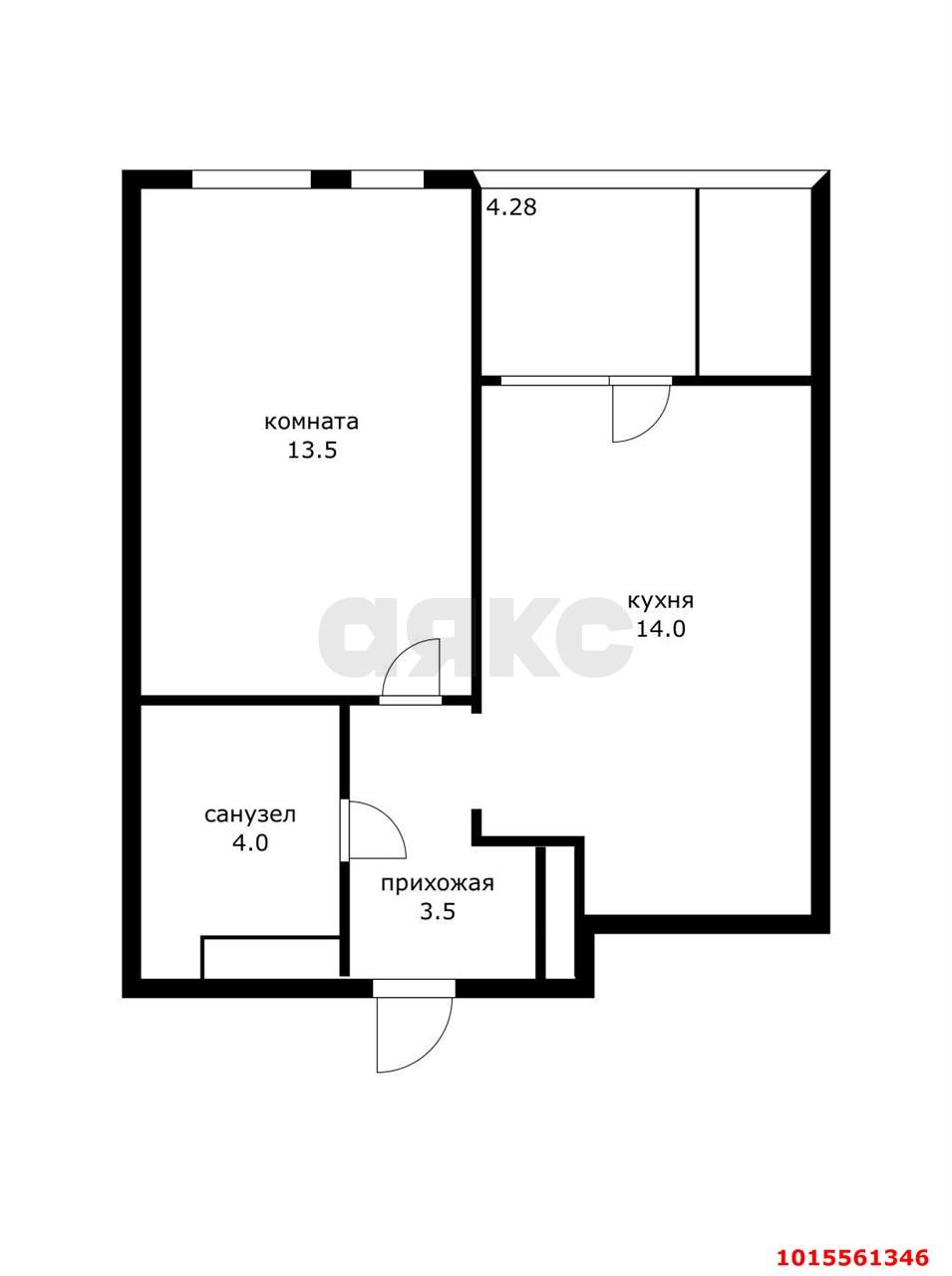 Фото №5: 1-комнатная квартира 40 м² - Краснодар, Прикубанский внутригородской округ, мкр. жилой комплекс Народные Кварталы, ул. Народная, лит6