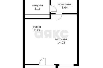 Фото №5: Студия 23 м² - Краснодар, мкр. Музыкальный, ул. Российская, 257/7