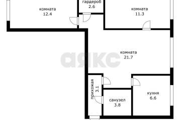 Фото №2: 3-комнатная квартира 61 м² - Краснодар, мкр. Черёмушки, ул. Ставропольская, 264