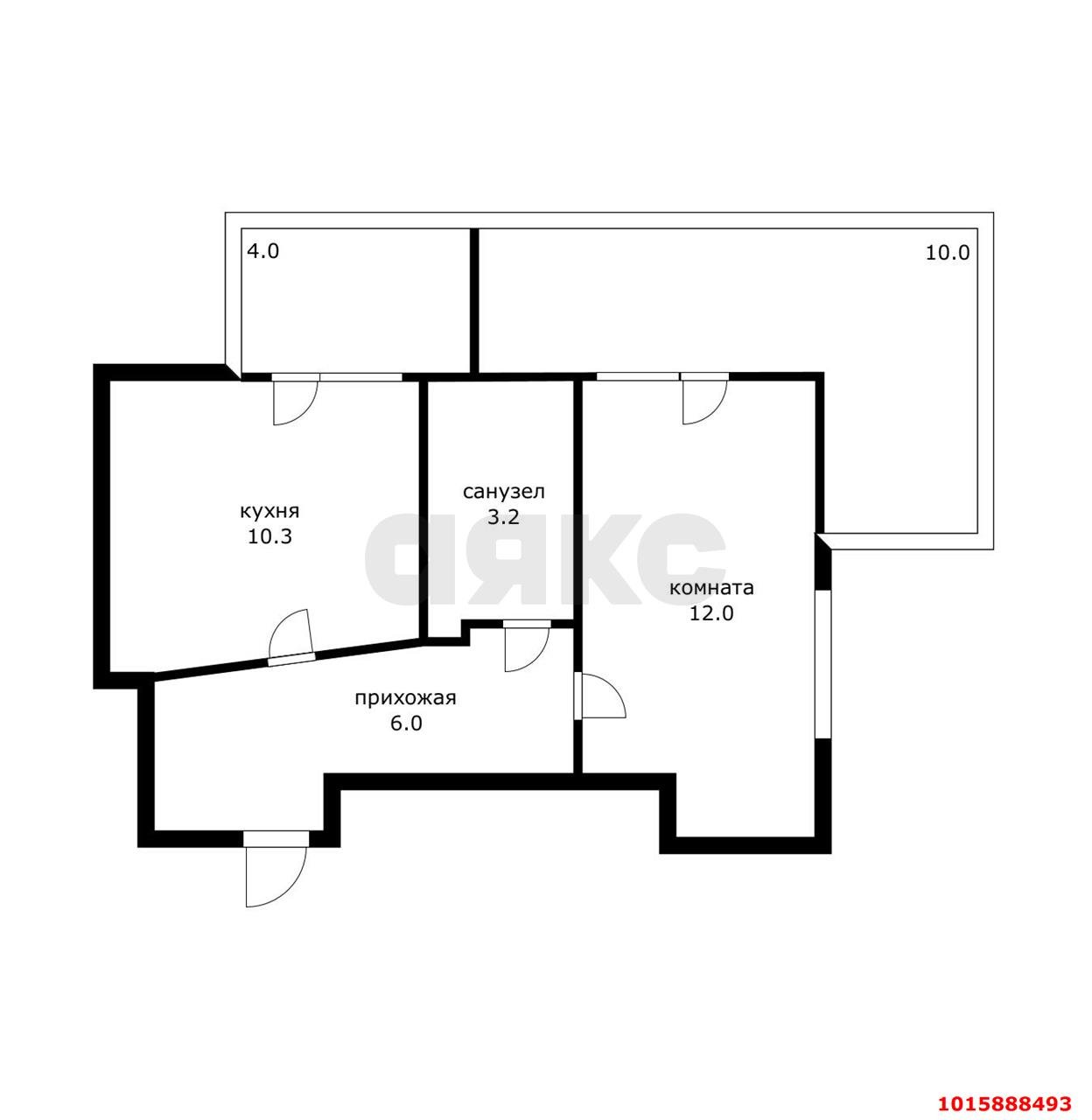 Фото №15: 1-комнатная квартира 45 м² - Краснодар, Прикубанский внутригородской округ, жилой комплекс Приоритет, жилой комплекс Мозаика, ж/м имени Демьяна Бедного, ул. Степная, 1/1