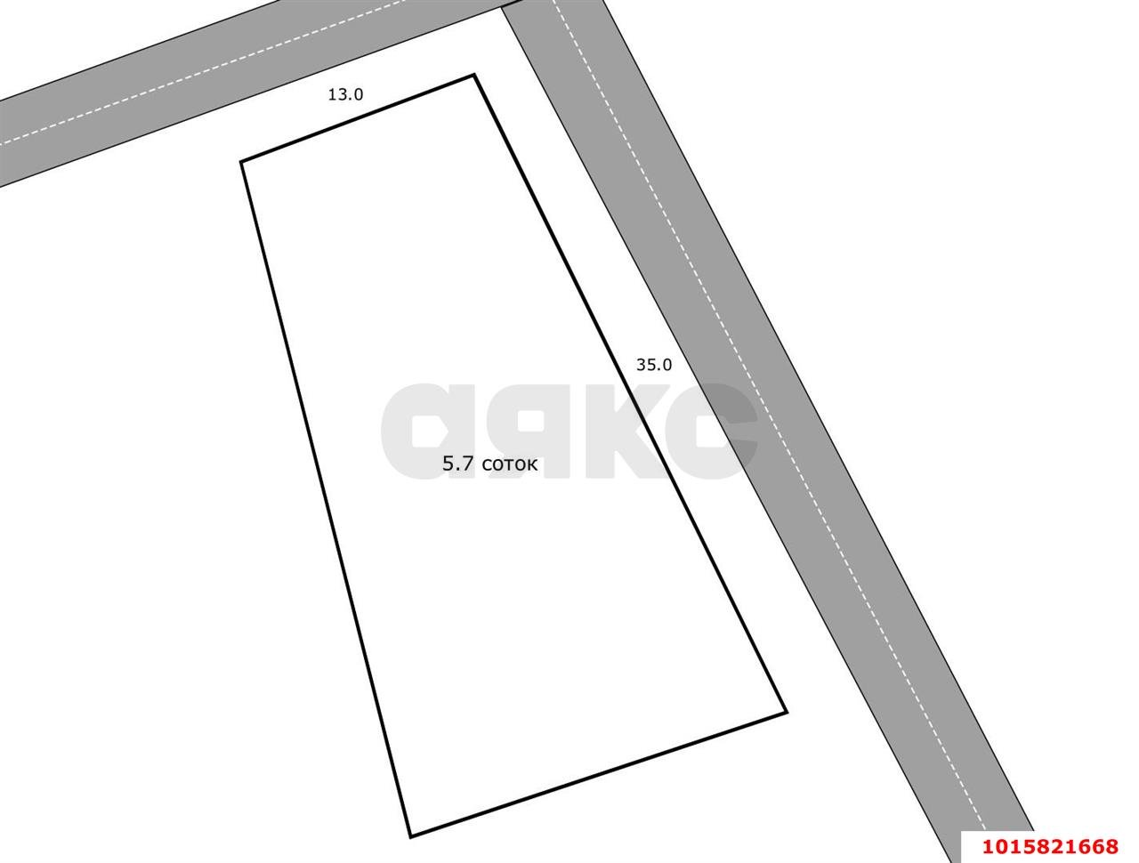Фото №1: Земельный участок 5.7 сот. - Козет, пер. Дзержинского, 9