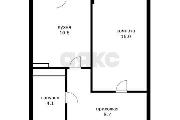 Фото №1: 1-комнатная квартира 44 м² - Краснодар, мкр. ЖК Победный, ул. Евгении Жигуленко, 13с1