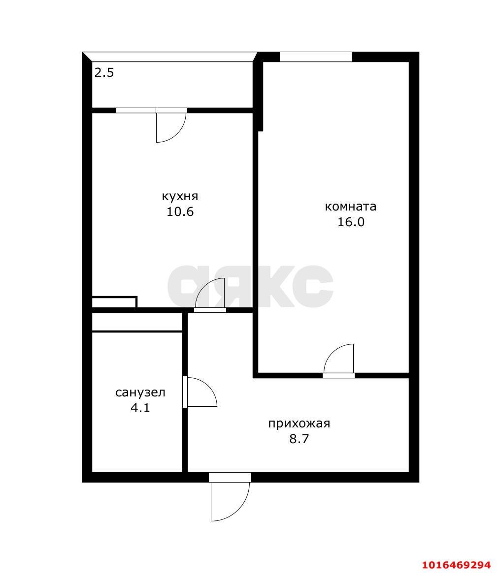 Фото №1: 1-комнатная квартира 44 м² - Краснодар, Прикубанский внутригородской округ, имени Петра Метальникова, мкр. ЖК Победный, ул. Евгении Жигуленко, 13с1