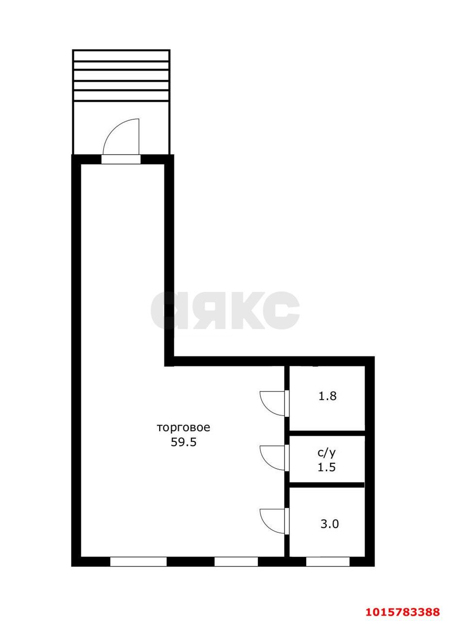 Фото №10: Коммерция 60 м² - Краснодар, Прикубанский внутригородской округ, мкр. Завод Измерительных Приборов, ул. Зиповская, 17