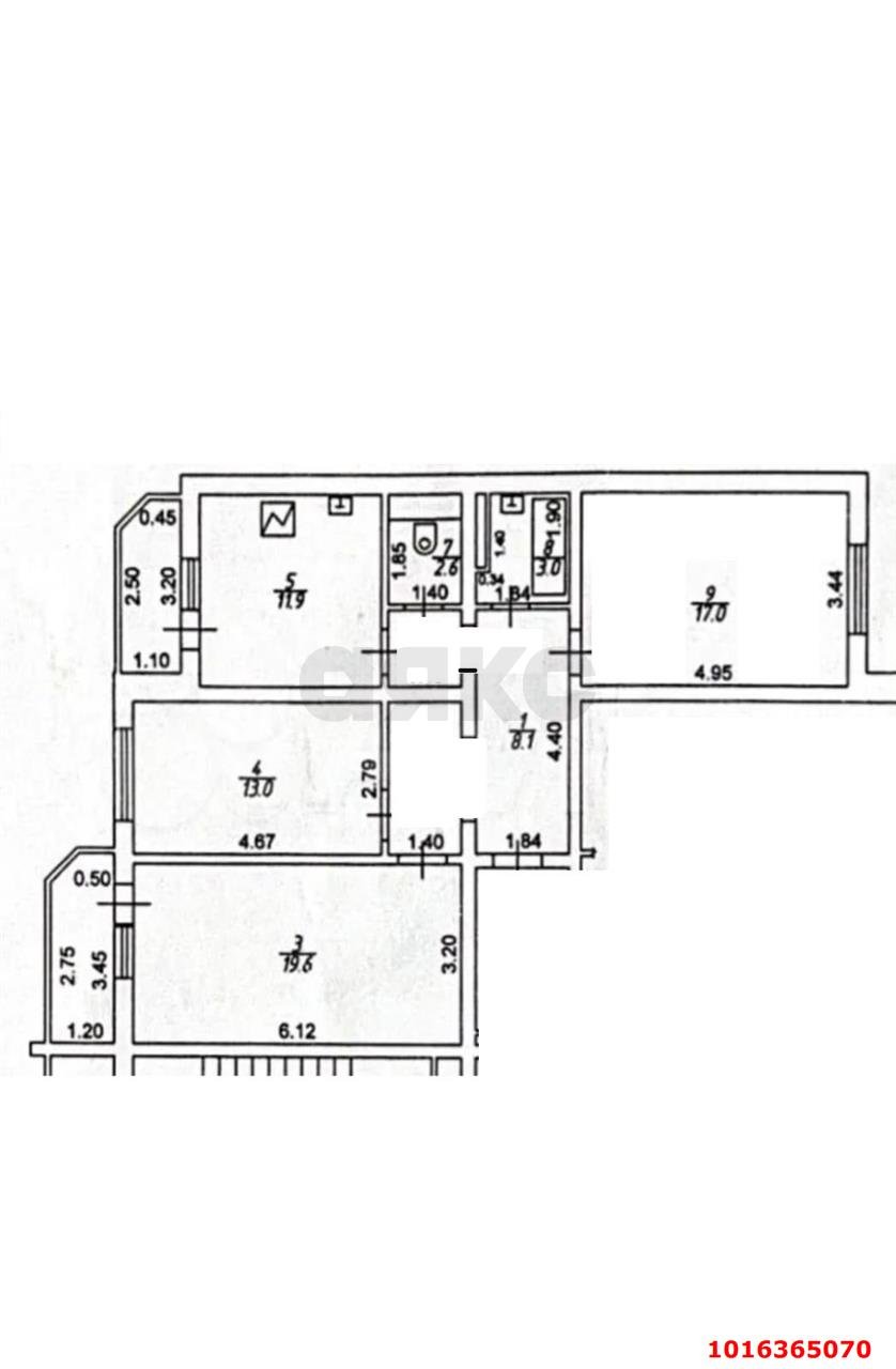 Фото №18: 3-комнатная квартира 88 м² - Краснодар, Карасунский внутригородской округ, Гидростроителей, жилой комплекс Дом у реки, мкр. Почтовый, ул. Кружевная, 8