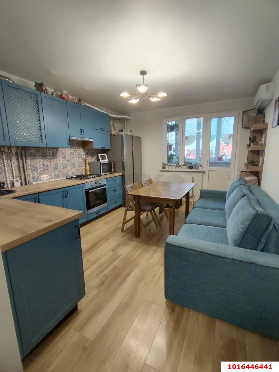 Фото №2: 1-комнатная квартира 46 м² - Яблоновский, ул. Кобцевой, 3к2