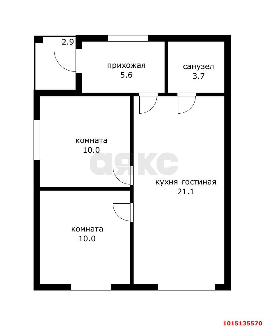 Фото №14: Дом 54 м² + 4 сот. - Елизаветинская, Прикубанский внутригородской округ, ст Связист-2, ул. Абрикосовая