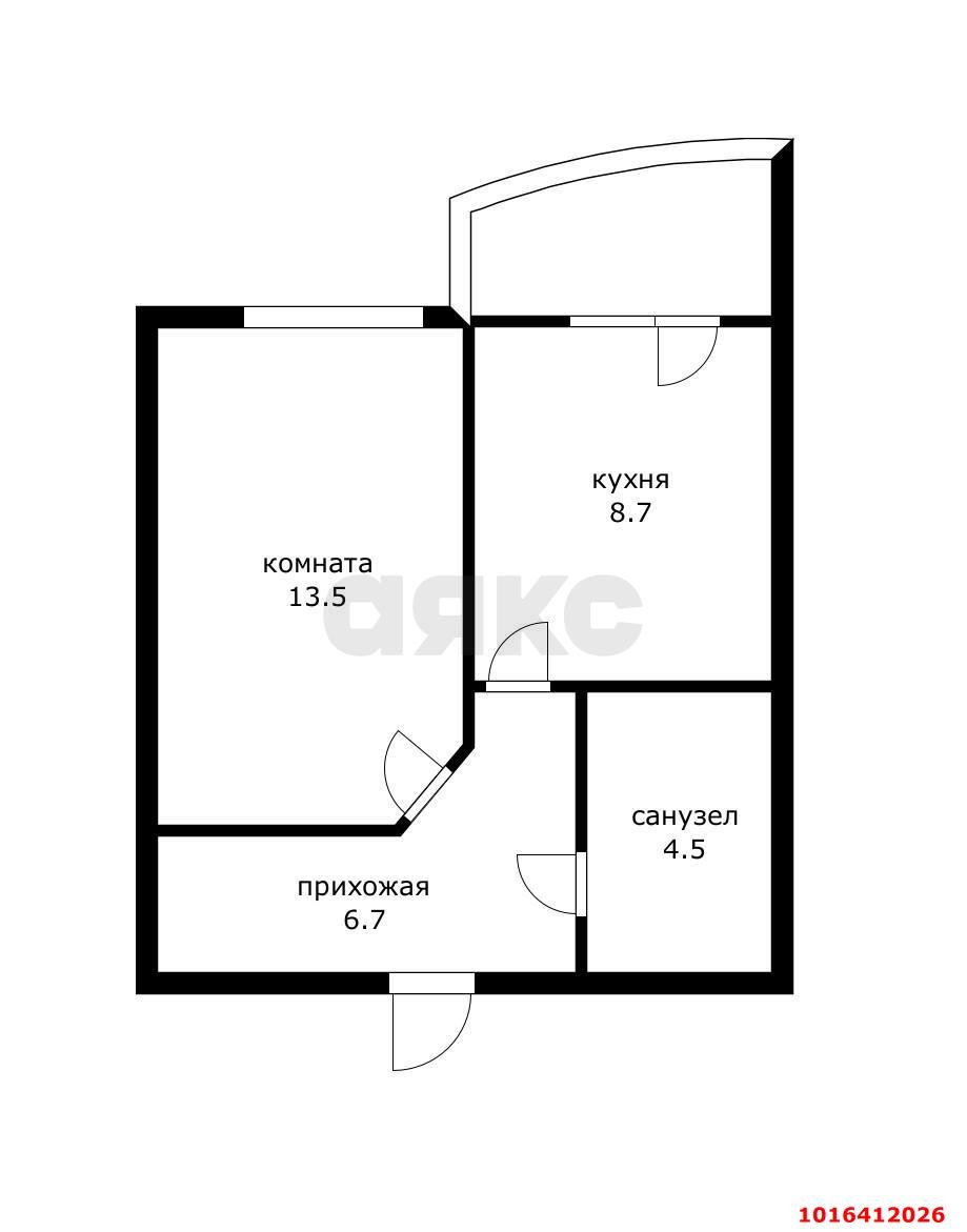 Фото №10: 1-комнатная квартира 33 м² - Краснодар, Прикубанский внутригородской округ, Калинино, мкр. Завод Радиоизмерительных Приборов, ул. Уссурийская, 10