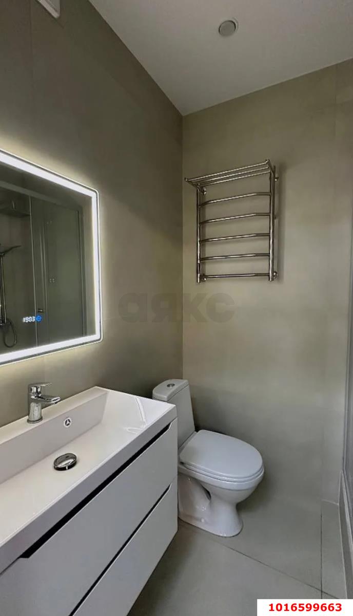 Фото №3: 1-комнатная квартира 38 м² - Краснодар, Прикубанский внутригородской округ, мкр. жилой комплекс Отражение, ул. Конгрессная, 43к1