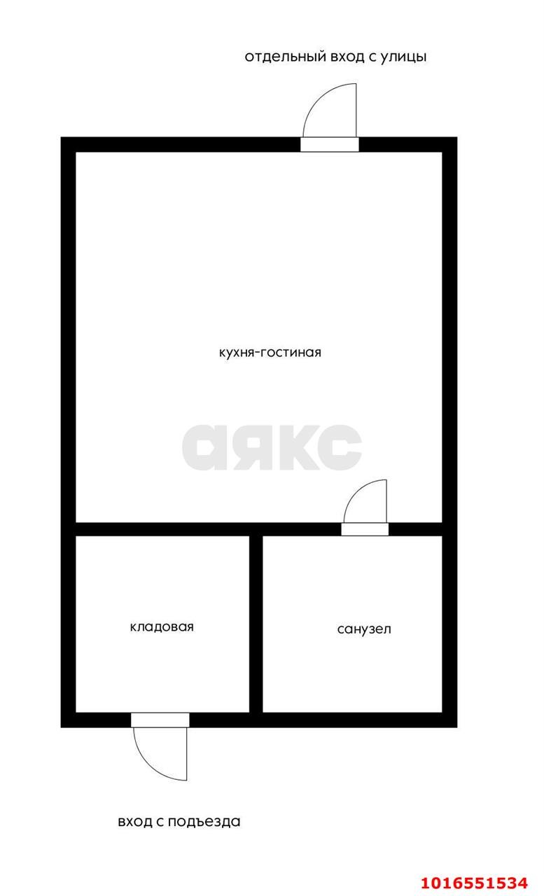 Фото №10: Студия 28 м² - Краснодар, Прикубанский внутригородской округ, мкр. Славянский, ул. Заполярная, 45