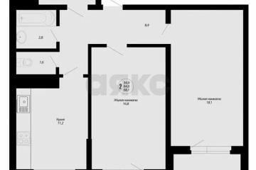 Фото №4: 2-комнатная квартира 63 м² - Краснодар, мкр. жилой комплекс Фреш, ул. имени Валерия Гассия, 4/7к3